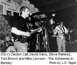 Clayton Call, David Gans, Steve Ramirez, Toni Brown and Mike Lawson