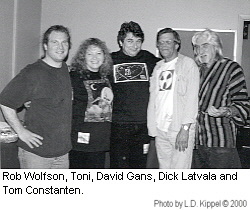 Rob Wolfson, Toni, David Gans, Dick Latvala and Tom Constanten