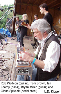 Rob Wolfson (guitar), Toni Brown, Ian Zdatny (bass), Bryan Miller (guitar), Glenn Spivack (pedal steel)